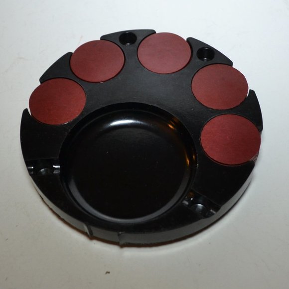 Vintage Novel Craft Company Poker Chip Rack With Ashtray 100 Chips - Picture 4 of 9